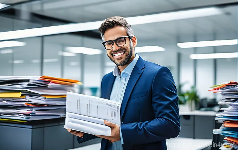 안전관리자가 알아야 할 ERP 시스템 - **Prompt 1: The Transition from Chaos to Clarity in Safety Management**
    "A vibrant, modern offic...